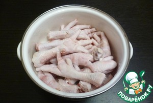 Острые куриные лапки по-корейски "Такпаль"