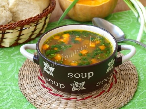 Тыквенно-морковный суп с маком